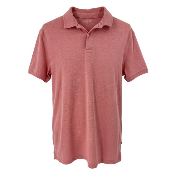 Bonobos Other - BONOBOS Mens Coral Pink Short Sleeve Slim Fit Polo Shirt Size Small‎